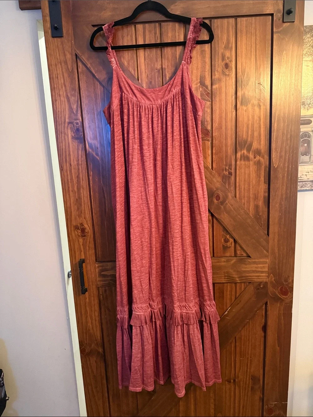 Size large Saturday Sunday dress by Anthropologie. Britt tiered midi dress. - Picture 3 of 4